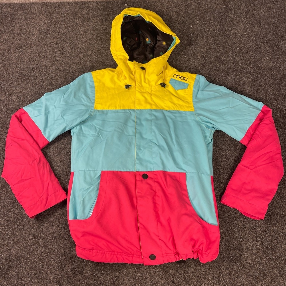 O'Neill Escape Series Womens Ski Snowboard Jacket S Colorblock Waterproof 8000mm